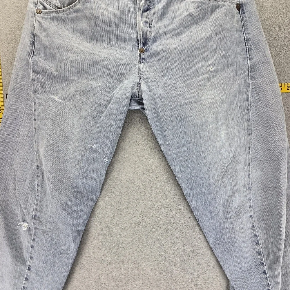 VTG Levis Engineered Jeans‎ Blue Twisted Buckle Back One Altered Hem Fits 30x28